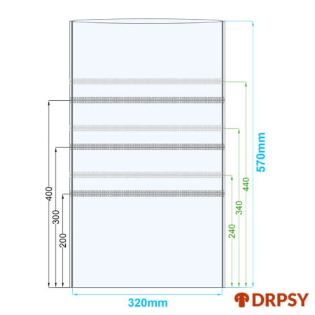 Sacos de microfiltro para kits de cultivo 32 x 57 cm
