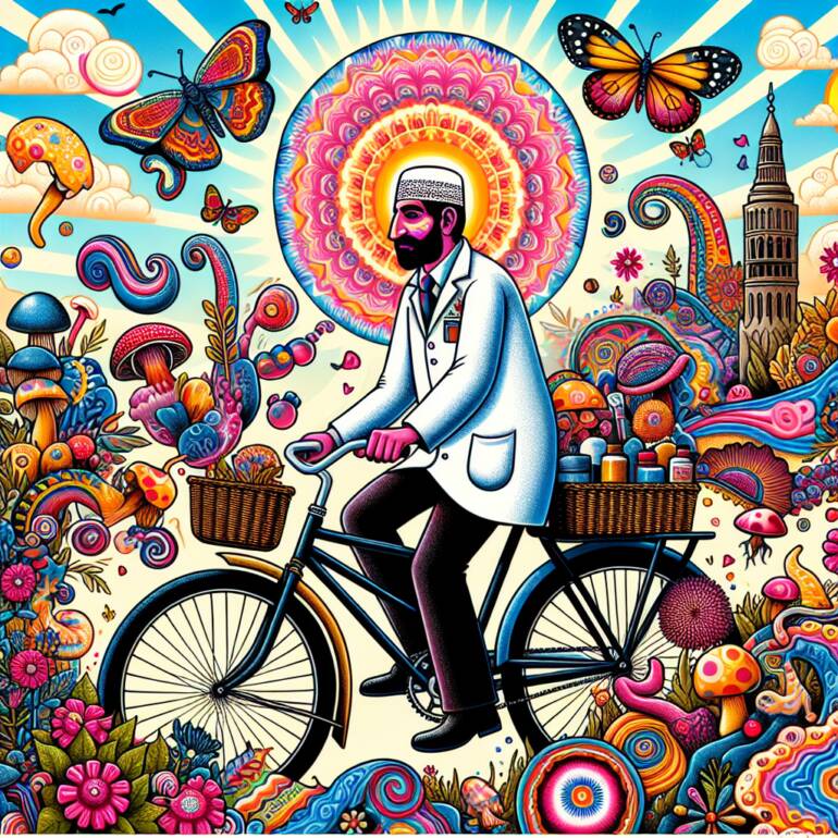 Bicycle Day to święto odkrycia psychodelików przez Alberta Hofmanna.