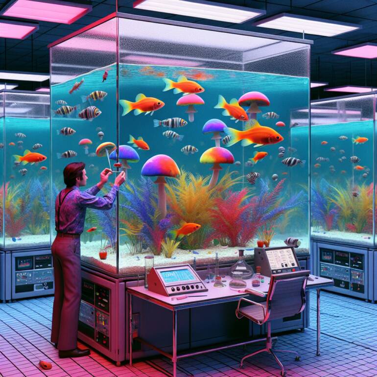 Dr Kawashima bada wpływ psychedelików na zebrafishy