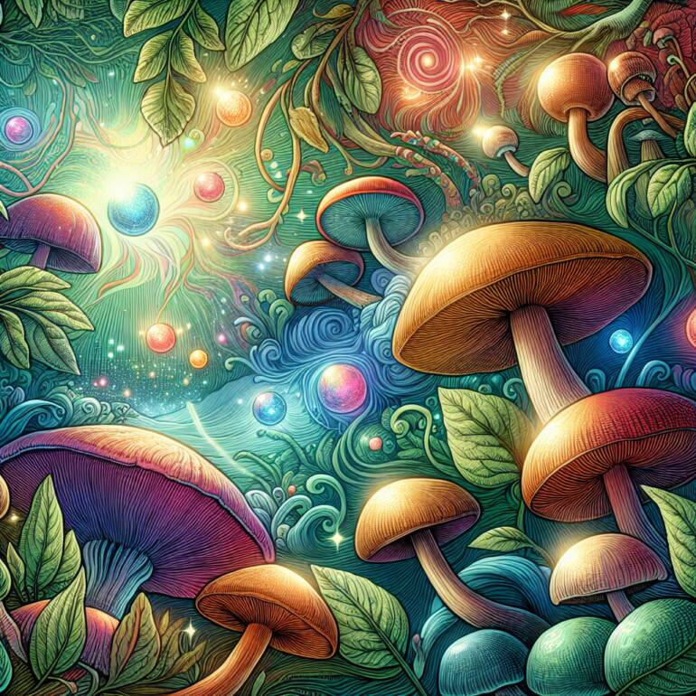 Grzyby psylocybinowe zawierają dziewiąt różnych związków chemicznych.