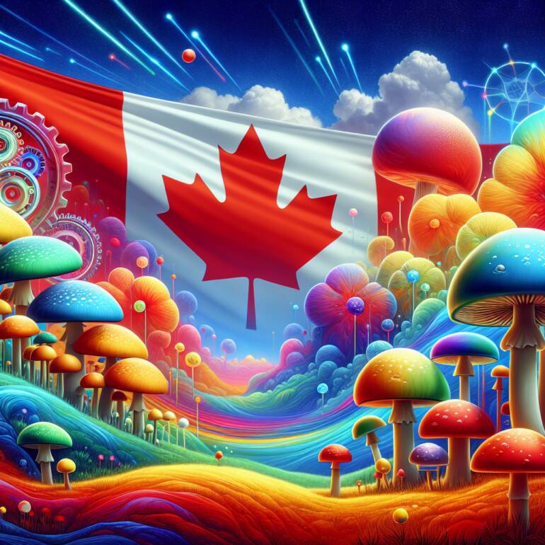 Magiczne grzyby z licencją eksportową w Kanadzie w wyścigu psychodelicznym