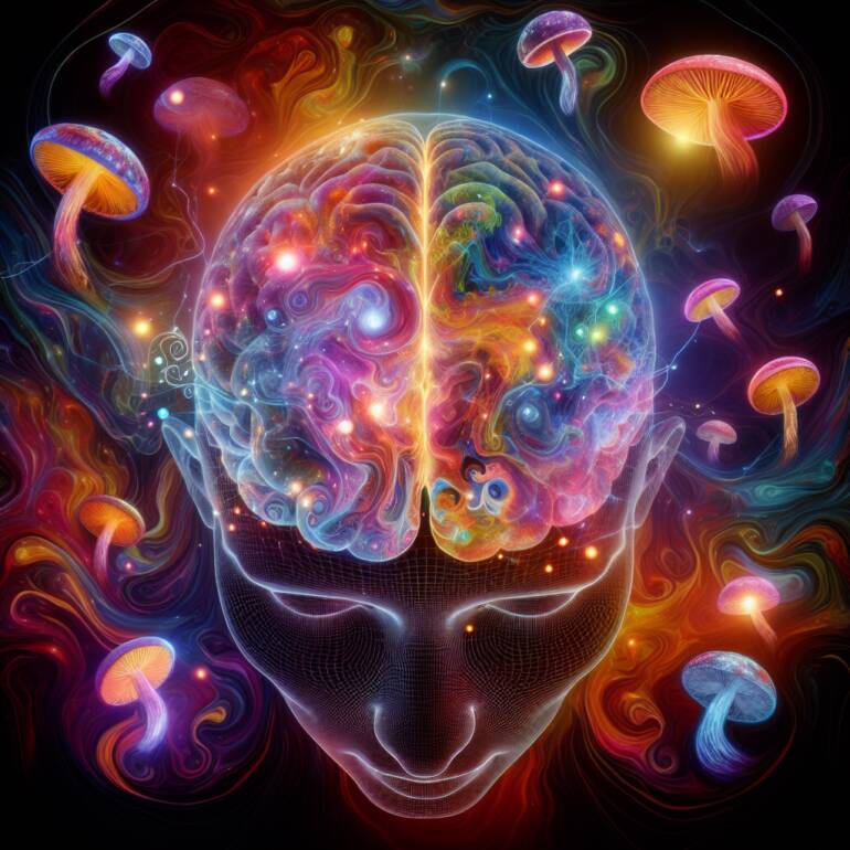 Neurobiolodzy zmapowali wpływ grzybów halucynogennych na mózg