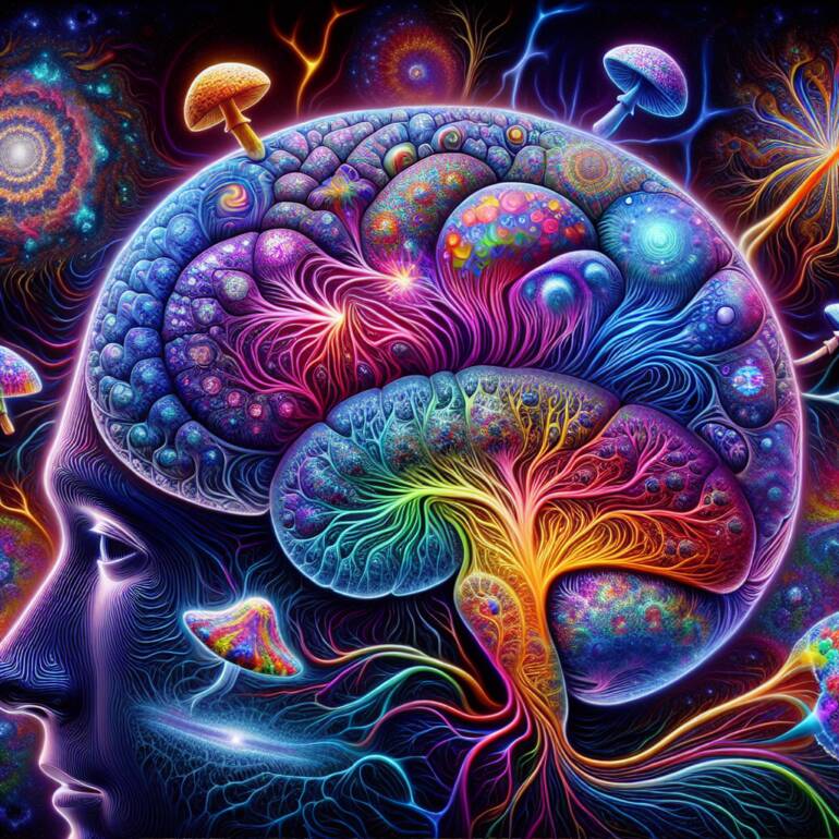 Psilocybina może desynchronizować aktywność mózgu, wzbudzając nowe badania.