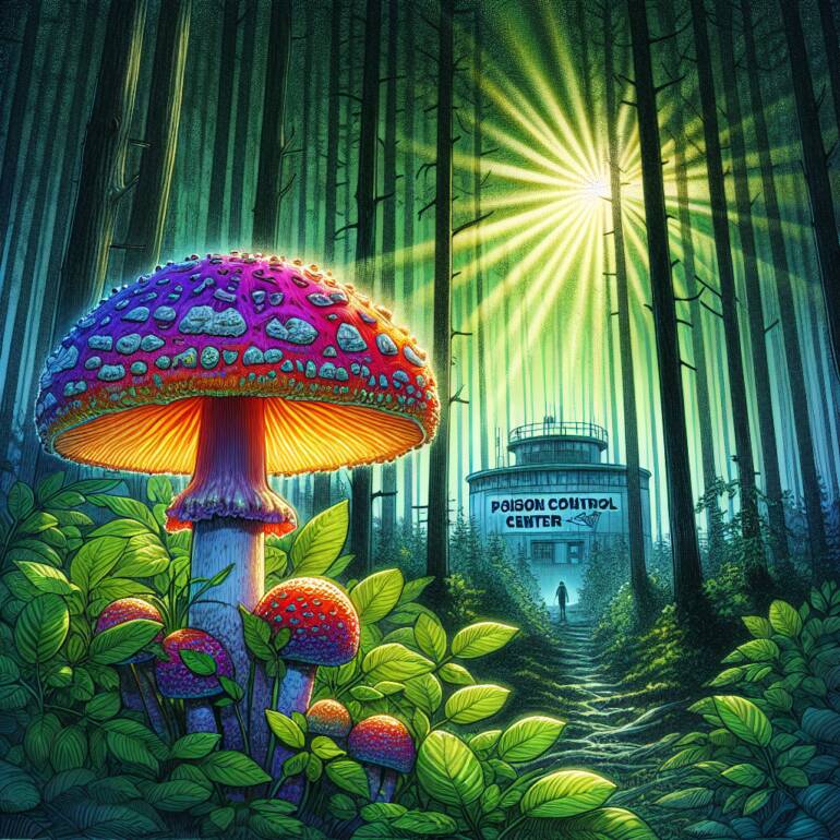 Rosnące zgłoszenia dotyczące grzybów halucynogennych w ośrodkach toksykologicznych