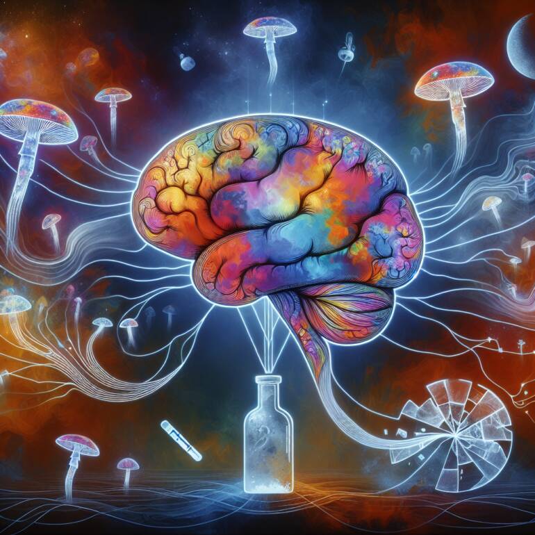 Terapia psylocybiną może zmieniać mózg osób z alkoholizmem.