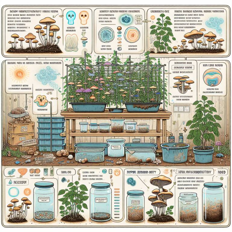 Rozwiązywanie problemów w hodowli magicznych grzybów