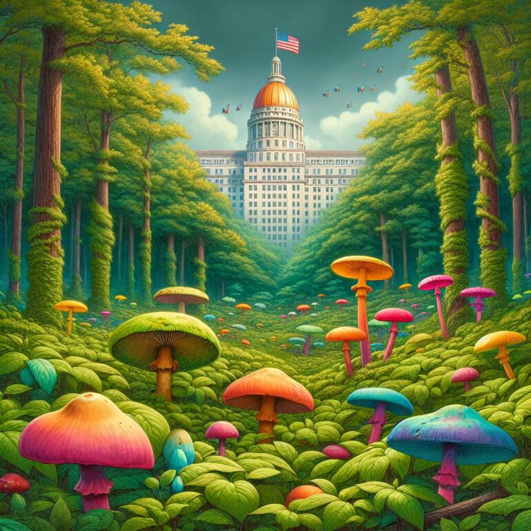 Nowy Jersy może zalegalizować grzyby psychodeliczne do celów medycznych