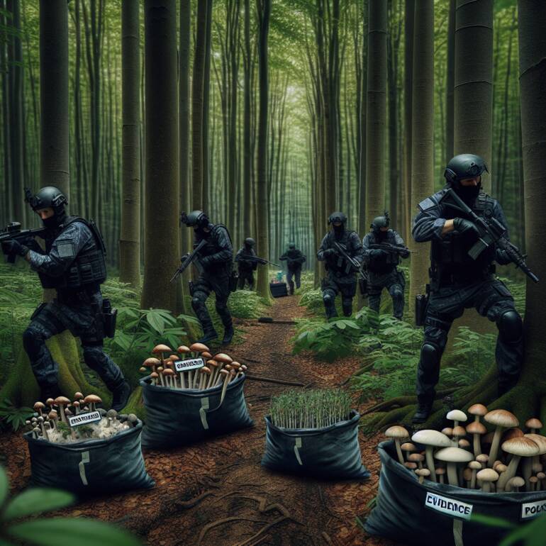 Policja w Yorku rozwiązała nielegalny proceder grzybów halucynogennych