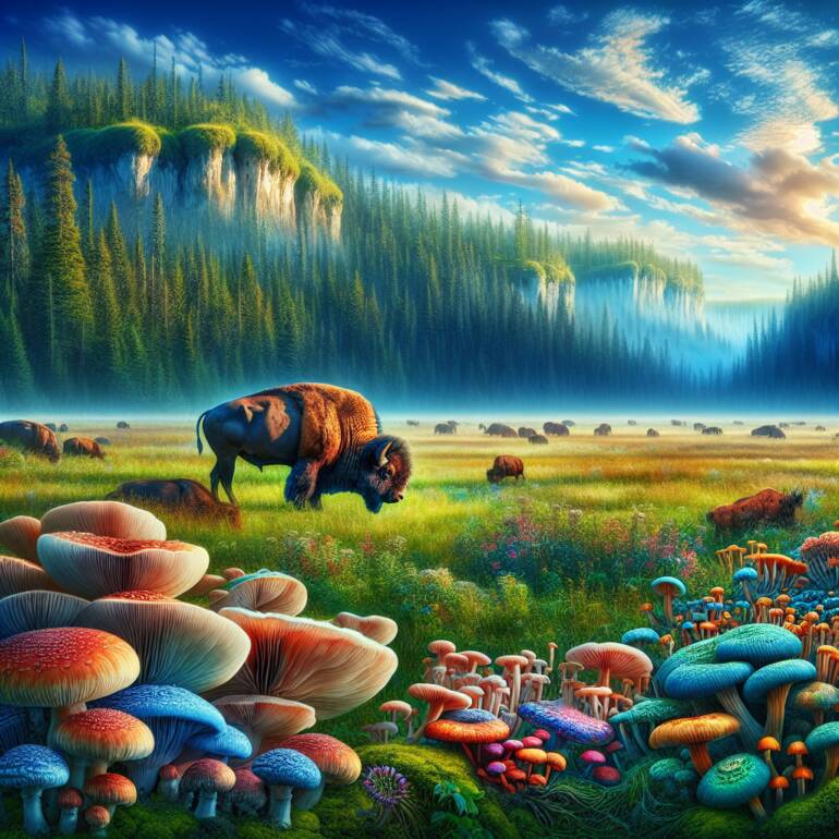 Nowe gatunki grzybów halucynogennych sugerują ich przybycie do Ameryki poprzez odchody bizonów