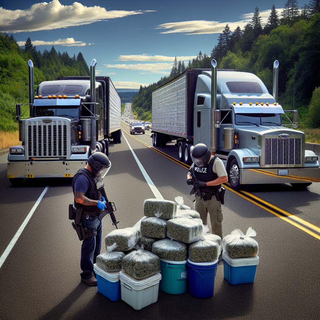 Kierowcy ciężarówek zatrzymani na I-78 z towarem wartym 36 mln dolarów