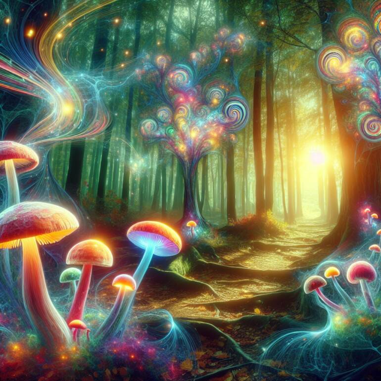 Psychedeliczne grzyby zmieniają postrzeganie przestrzeni, czasu i siebie