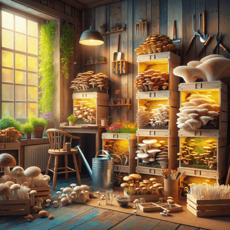 Innowacyjne rozwiązania dla hodowli grzybów w grow boxach