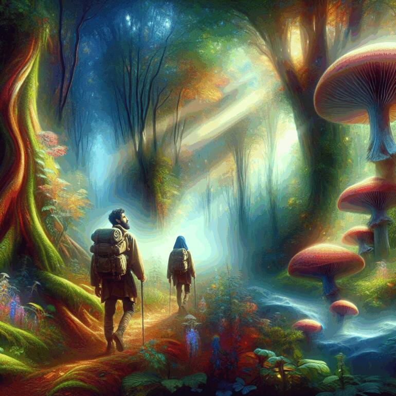 Dwie zagubione wędrowczynie zgłaszają śmierć przyjaciela, a ranger odkrywa, że były pod wpływem grzybów