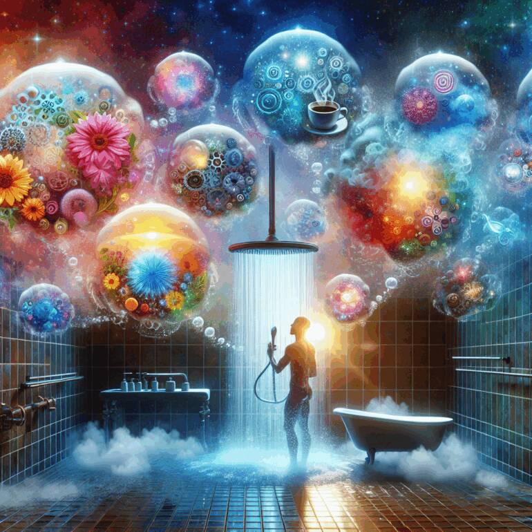 Refleksje pod prysznicem: małe olśnienia poprawiające nastrój