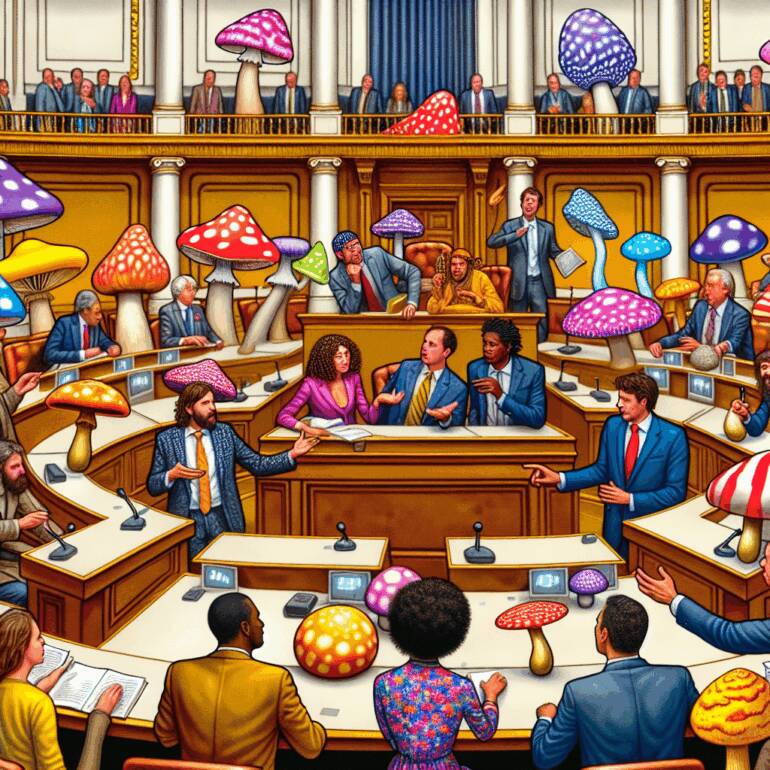 Zaskakująca decyzja: Izba głosuje za legalizacją grzybów halucynogennych