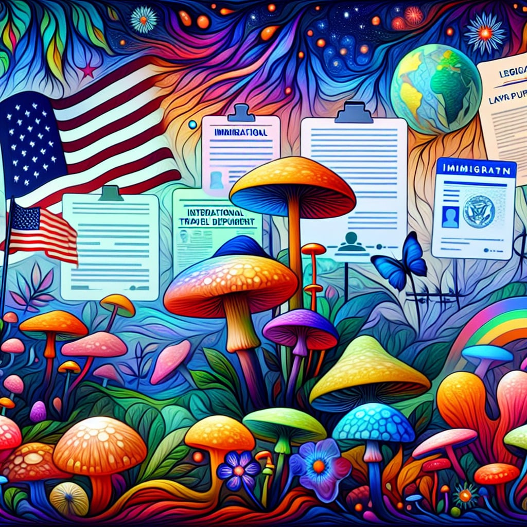 Mushroom psychodeliki mogą negatywnie wpłynąć na imigrację w USA