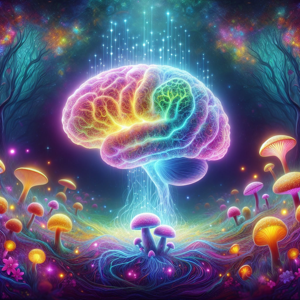 Psilocybin w grzybach halucynogennych wpływa na mózg przez tygodnie