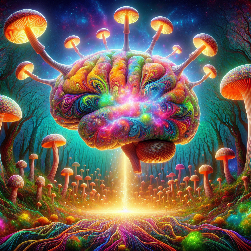 Psylocybin zaburza sieci mózgowe, wywołując doświadczenia psychodeliczne