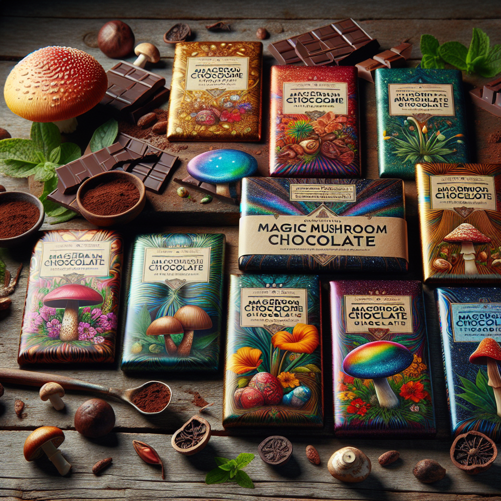 Najlepsze czekoladowe batoniki z magicznymi grzybami: Trzy topowe produkty